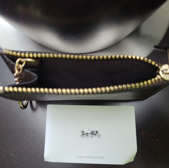 COACH mini ID case and key chain - Picture 3 of 3